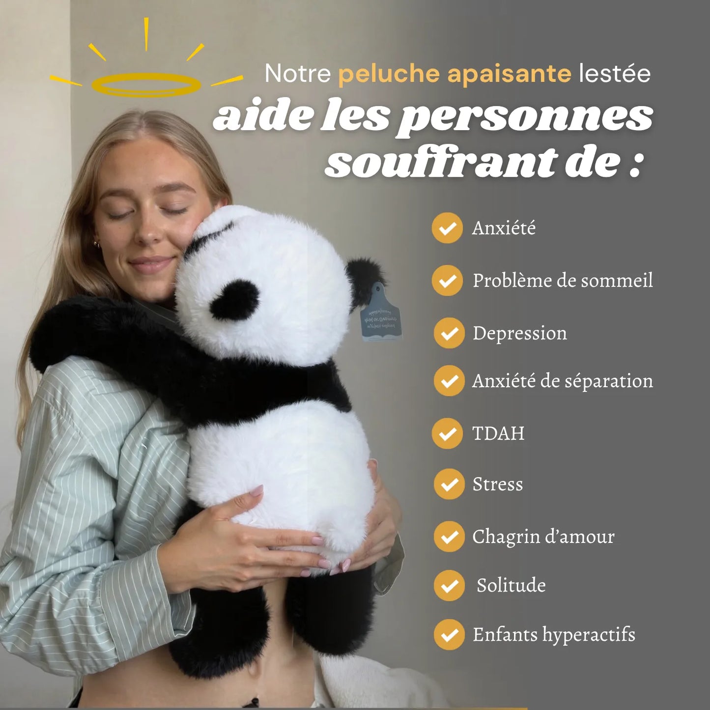 Peluche apaisante