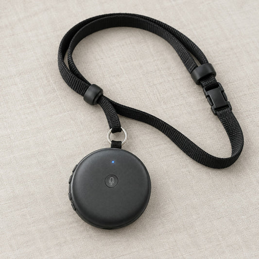 Translator neck lanyard
