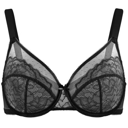Floral Lace Minimizer Bra
