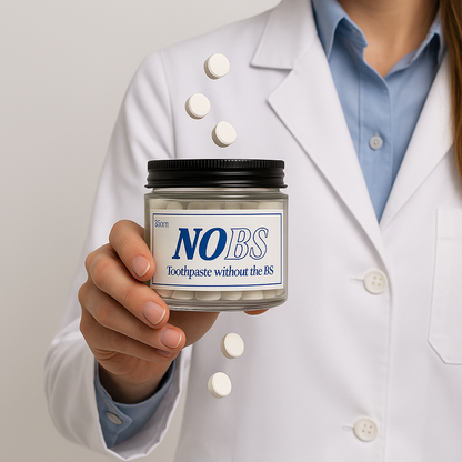 Natural toothpaste tablets