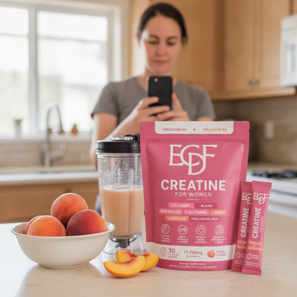 Creatine + Collagen for Women — Peach, 30 Packets