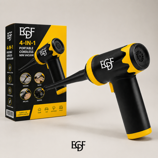ECDF 4-in-1 mini vacuum and box