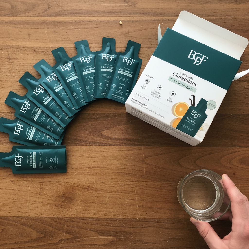 Liposomal Glutathione Liquid Packets — Citrus Vanilla