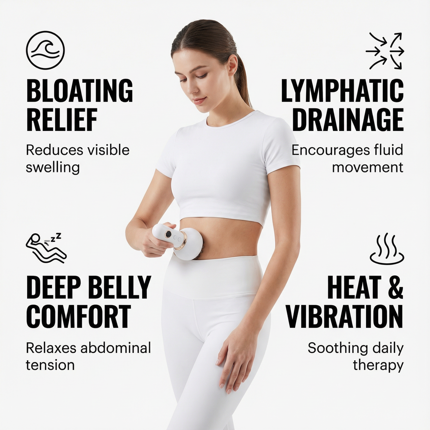 Handheld Lymphatic Drainage Massager