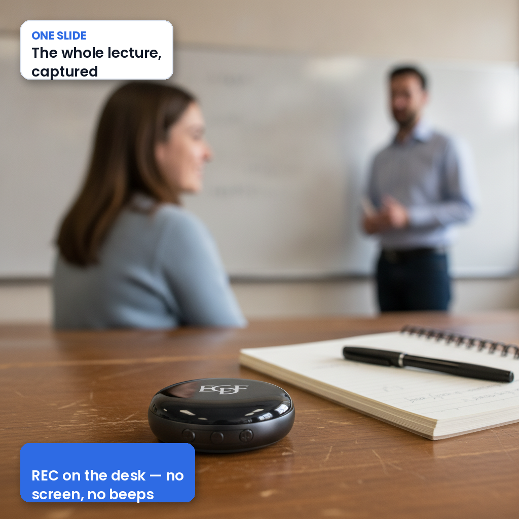 Ultra-Compact Magnetic Voice Recorder (One-Touch & OTG Included)