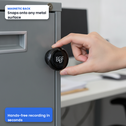 Ultra-Compact Magnetic Voice Recorder (One-Touch & OTG Included)